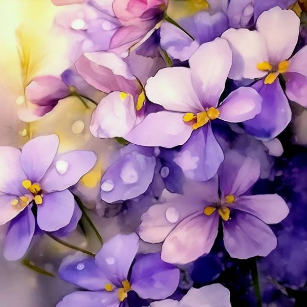 акварельная картина