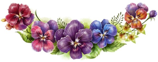 decoupageанютины глазки