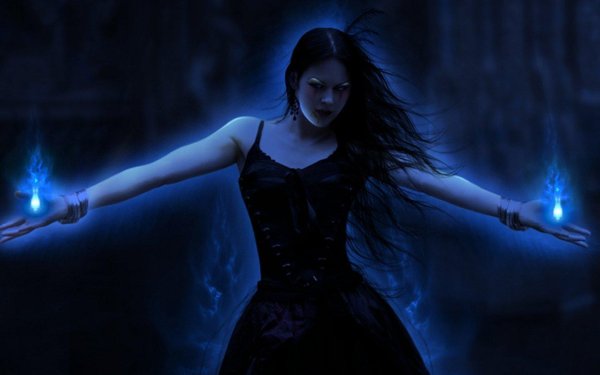 темный мир ведьмы