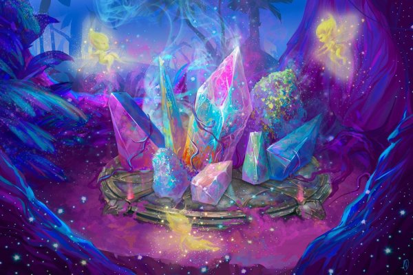 радужные кристаллы