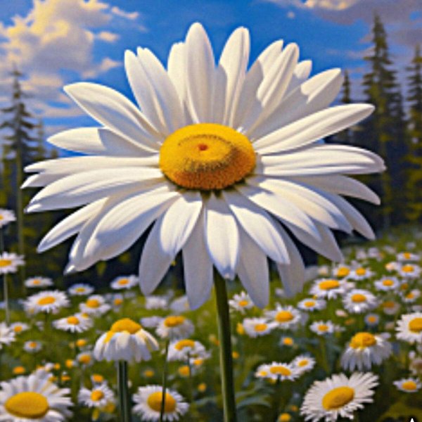 ромашковое поле