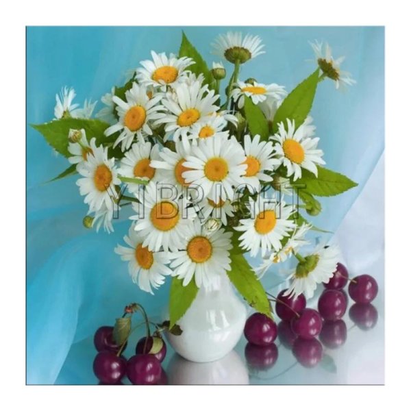 алмазная мозаика ромашки