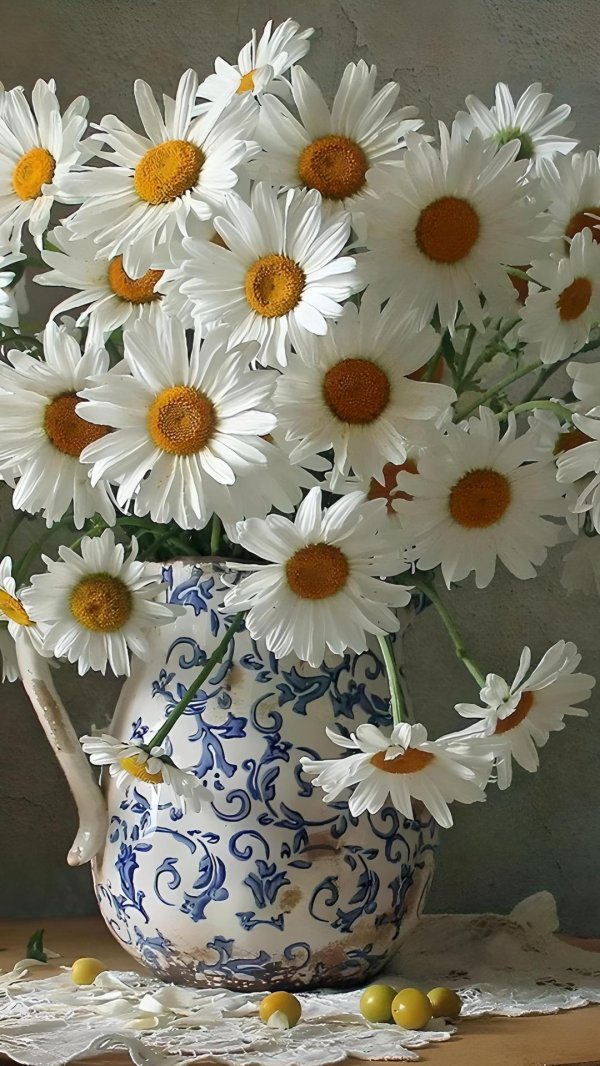 композиция ромашки