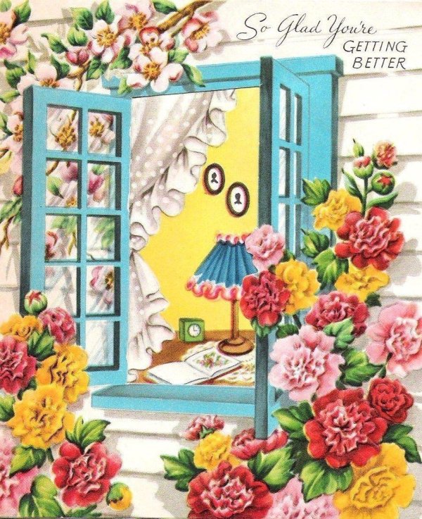 открытка винтажная