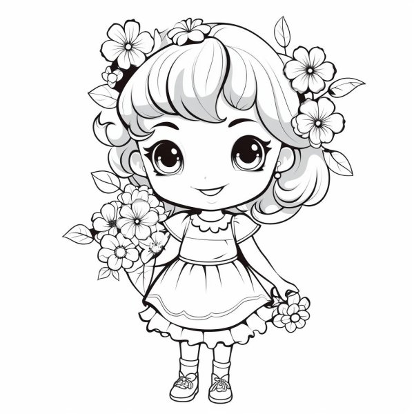 раскраски малышки