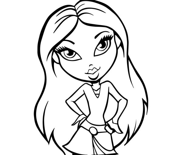 раскраски братц джейд