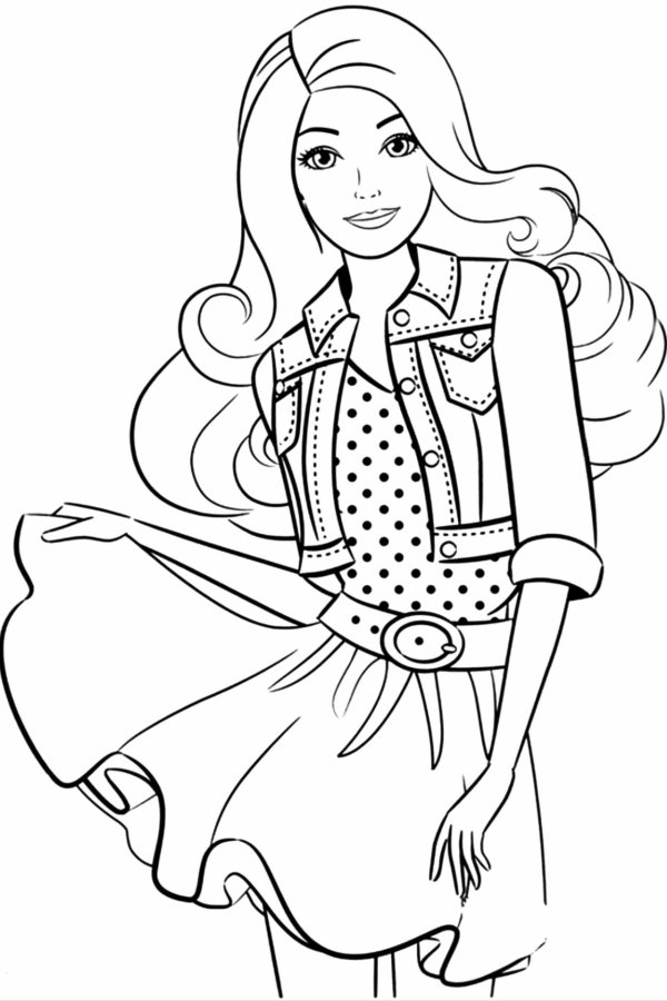 раскраски барби фашионистас