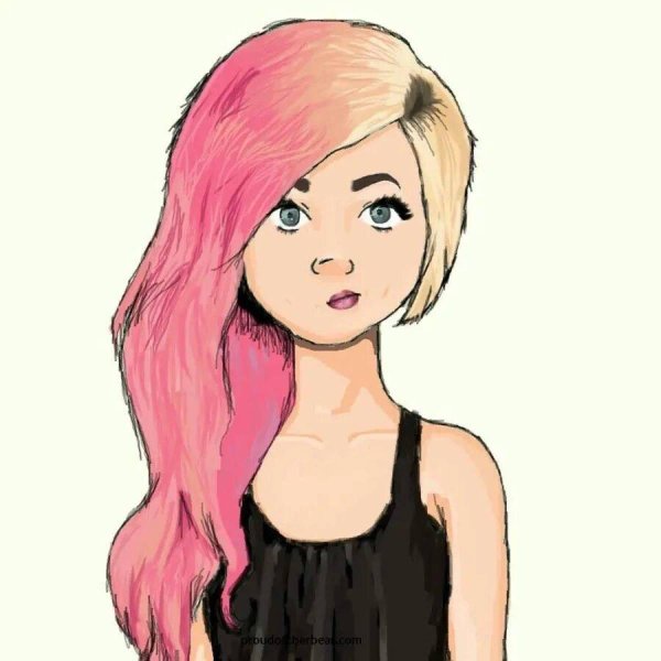 рисунки девушек