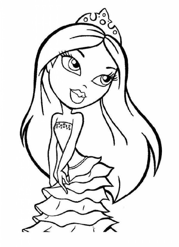 братц раскраска