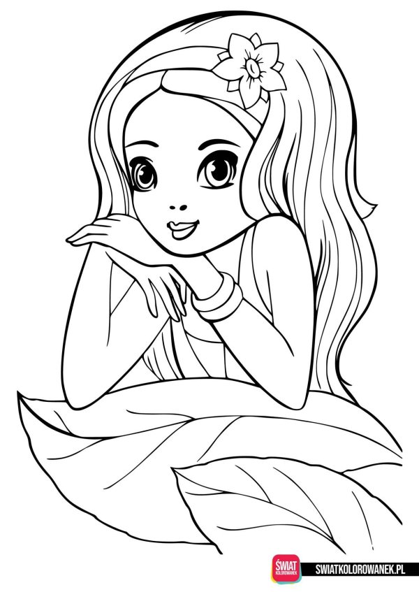 раскраска для девочек