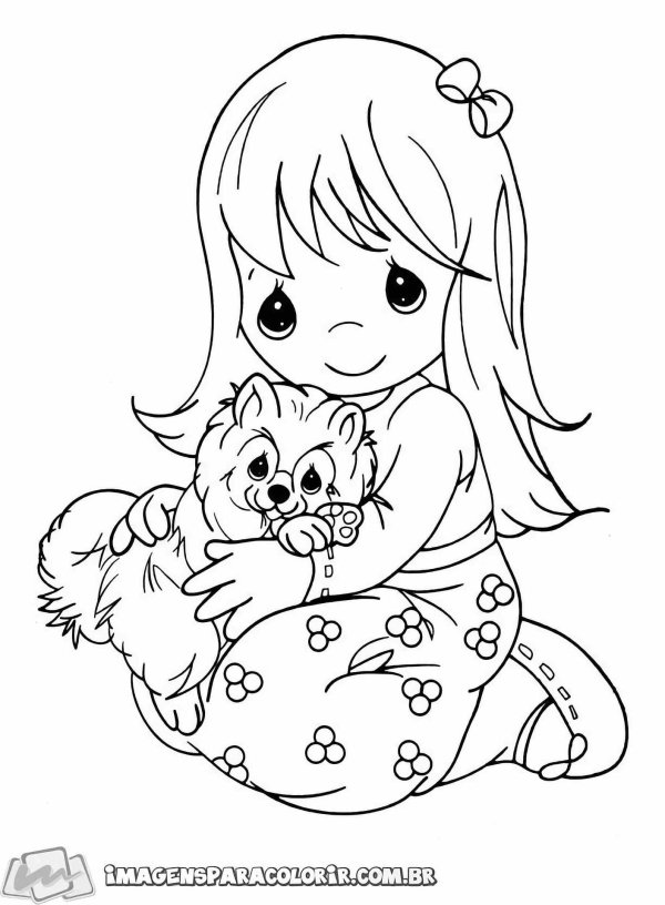 распечатать раскраски девочек