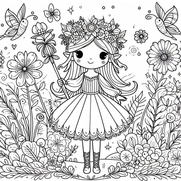 раскраски для девочек разные