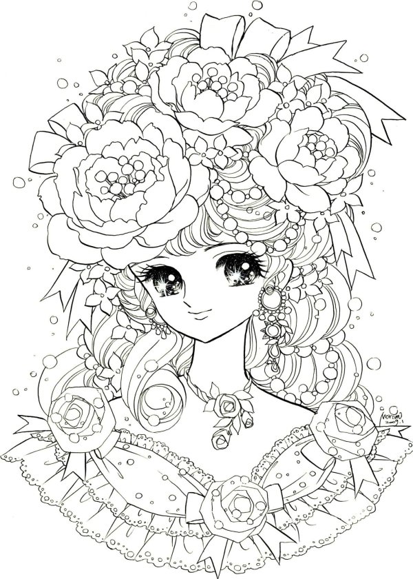 раскраска для девочек