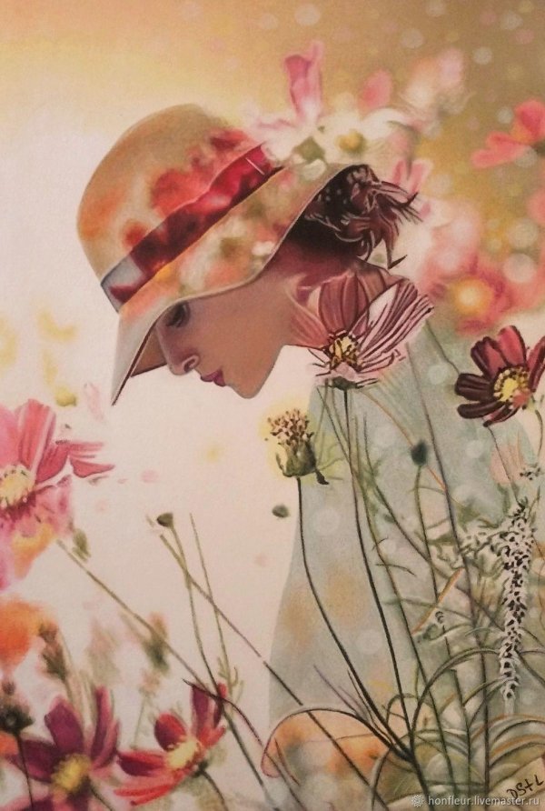 цветочная леди