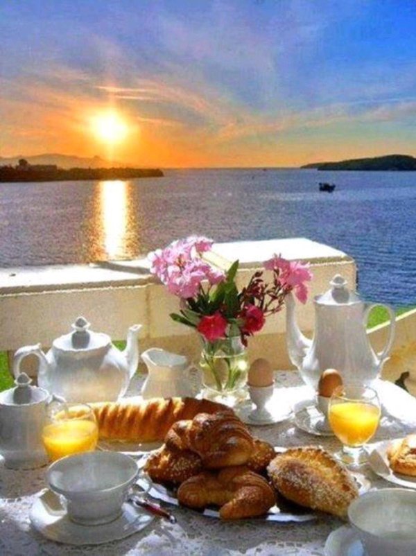 роскошный завтрак