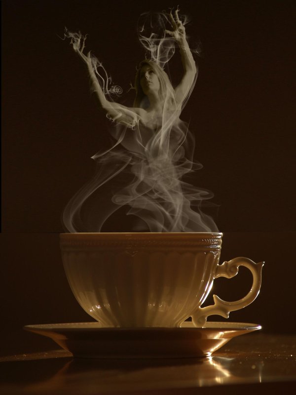 горячий чай