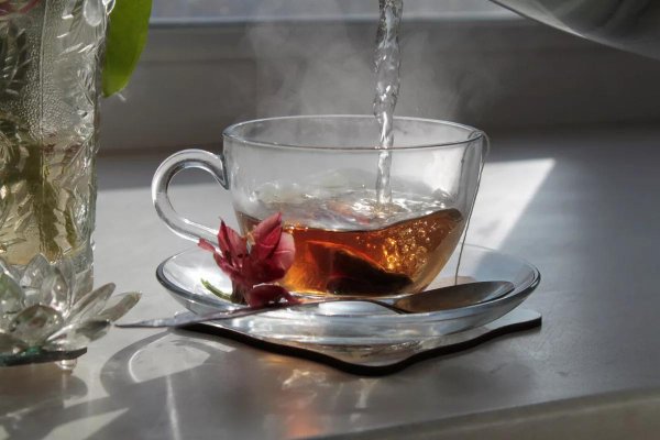 горячий чай