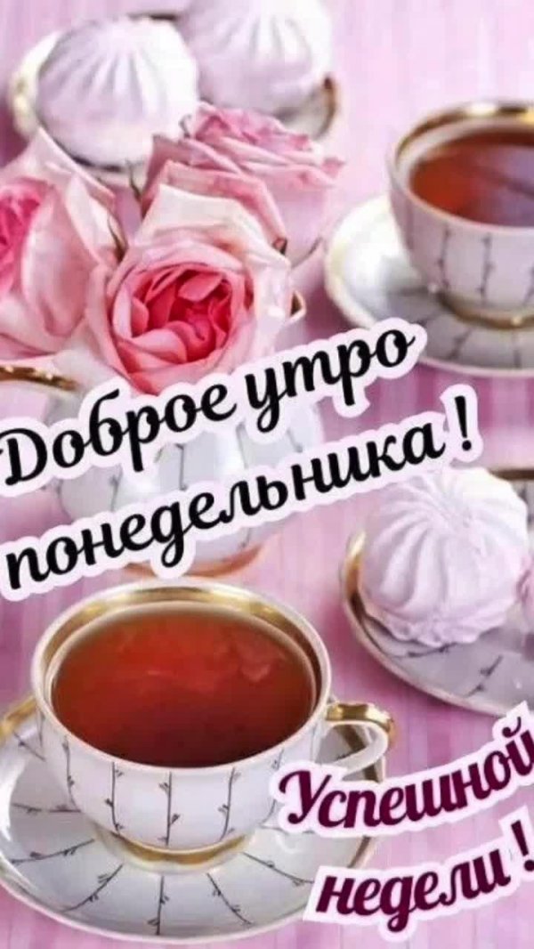 добрейшего утра понедельника