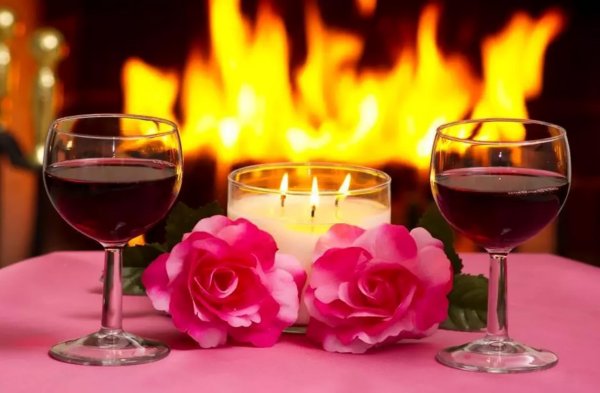 с добрым вечером открытка