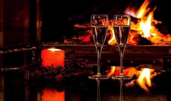 свечи шампанское