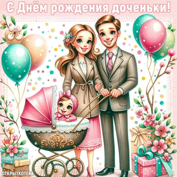 день рождение доченьки
