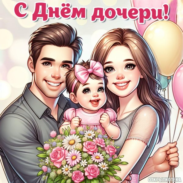 с днем дочек