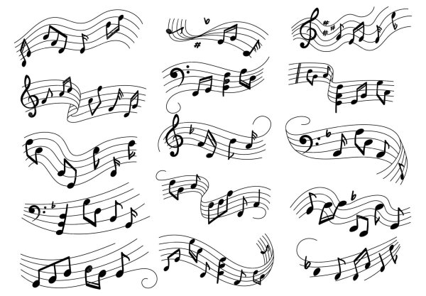 рисунки нот