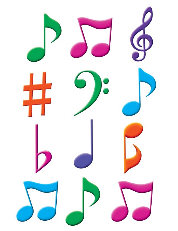 цветные нотки