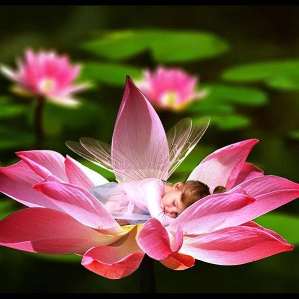 цветок лотоса нераскрывшийся