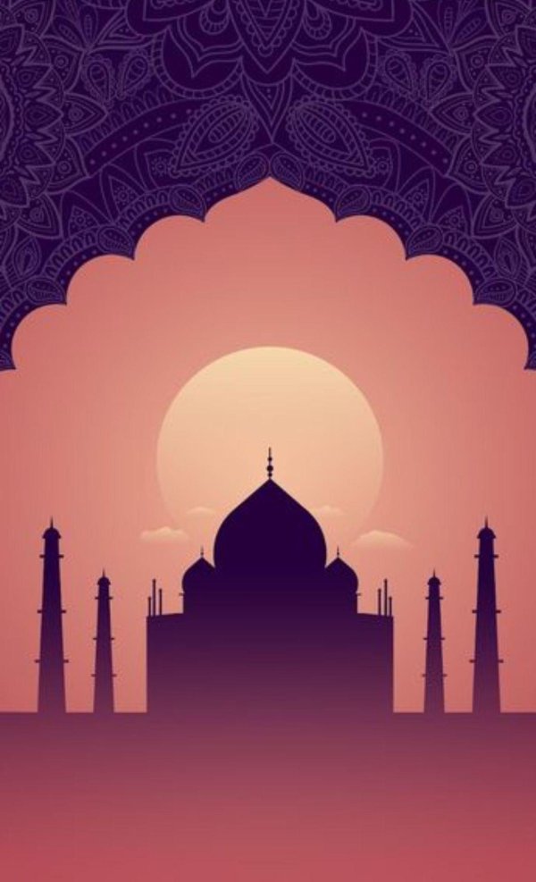 таджмахал индия силуэт
