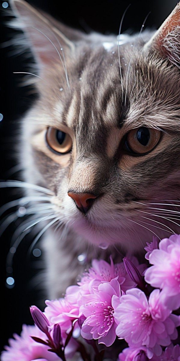 весенняя кошечка