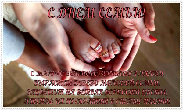с днëм семьи