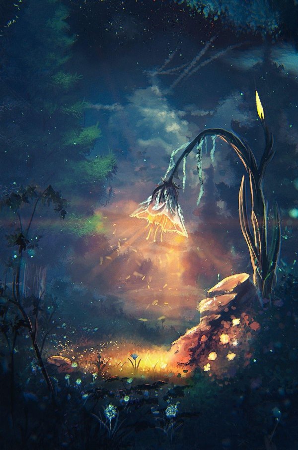 волшебный лес арт