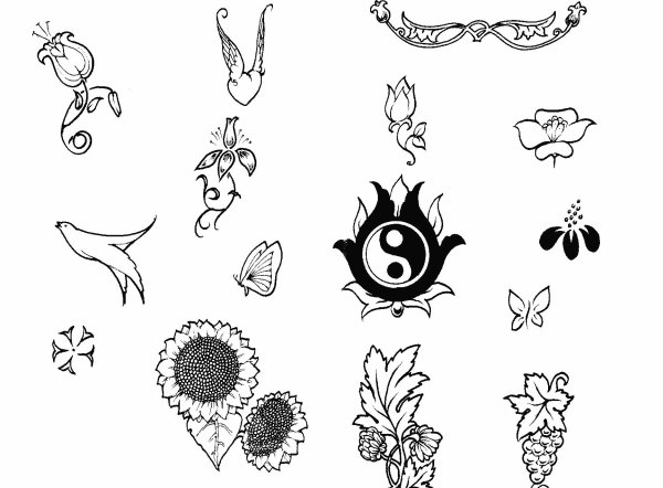 татуировки для девушек эскизы