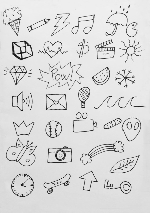 эскиз маленьких татуировок