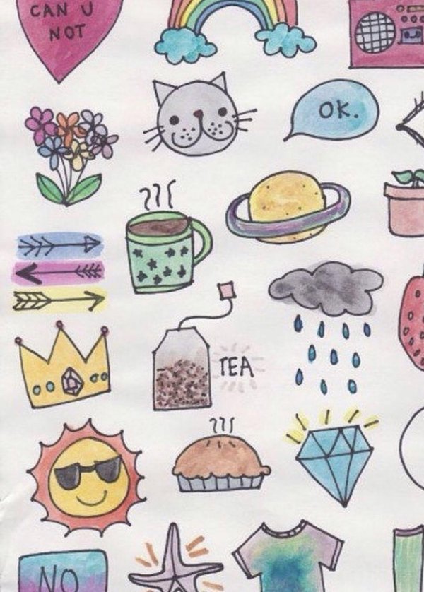 легкие рисунки милые