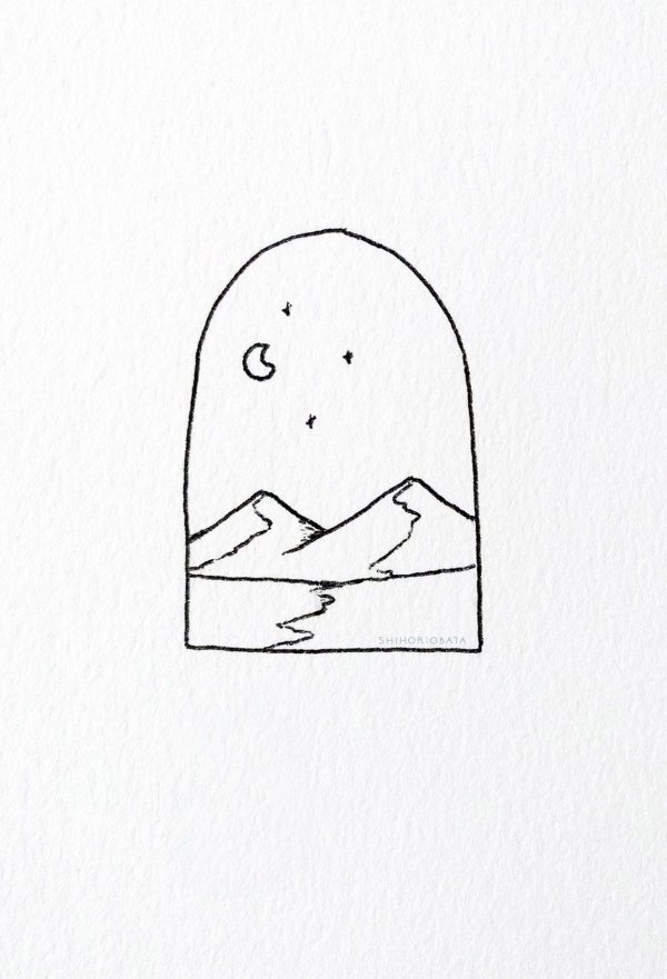 для срисовки легкие