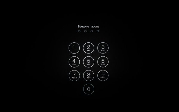 ввод пароля