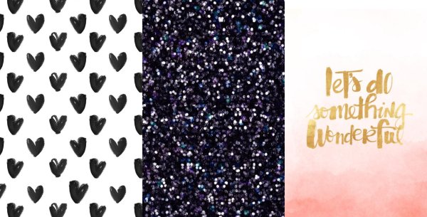 блестки черные