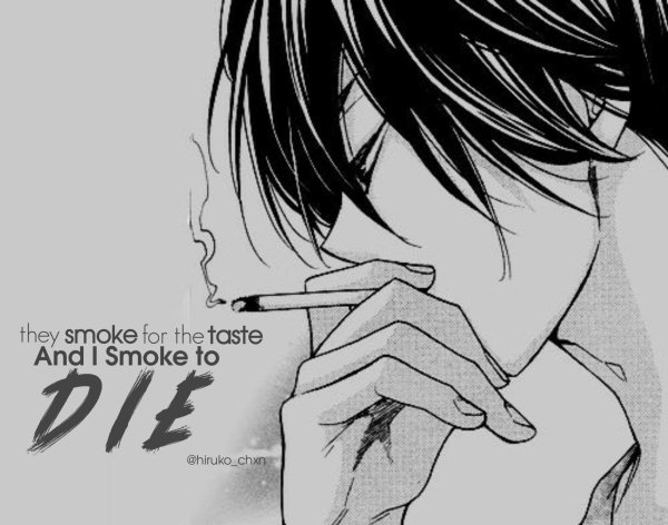 аниме с сигаретой