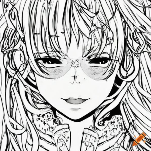 раскраска аниме