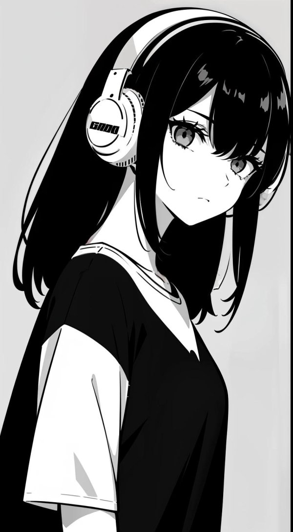 тянки черно белые