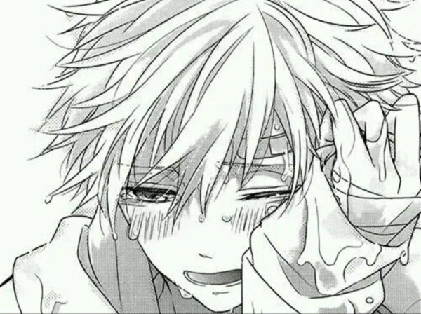 плачущие аниме парни