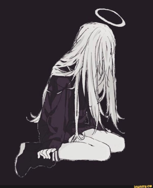 аниме грустная