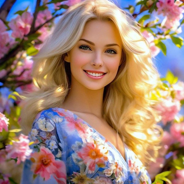 блондинка милая