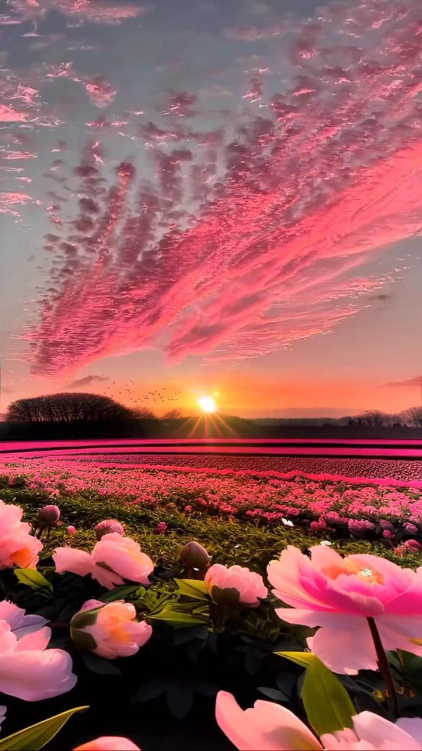 розовые закаты