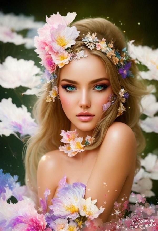 красива женщина