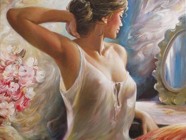 живопись женщины