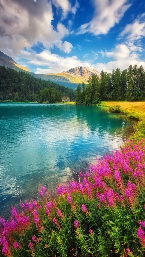 яркий пейзаж