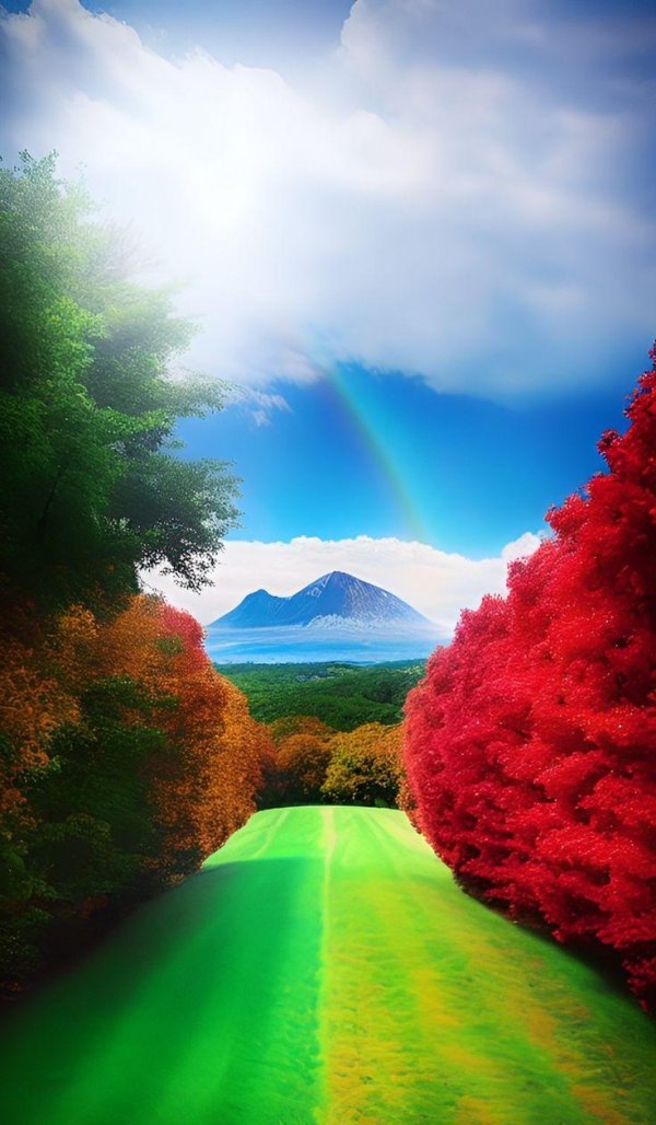 красочный пейзаж